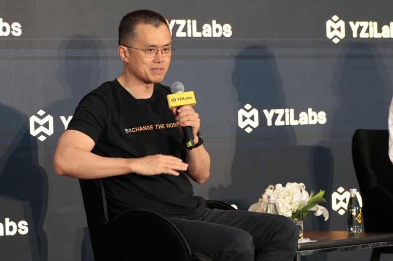 창펑 자오 바이낸스 창립자가 ‘바이낸스 블록체인 위크’에서 간담회를 진행하고 있다. [사진=유동현 기자]