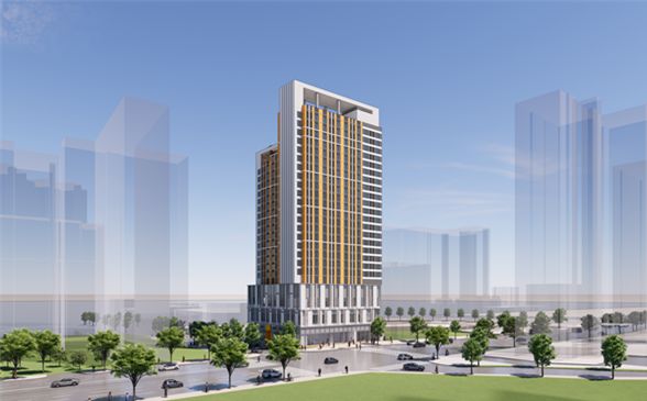 개봉역 역세권 활성화사업 주거복합 신축 건물 투시도. [서울시 제공]