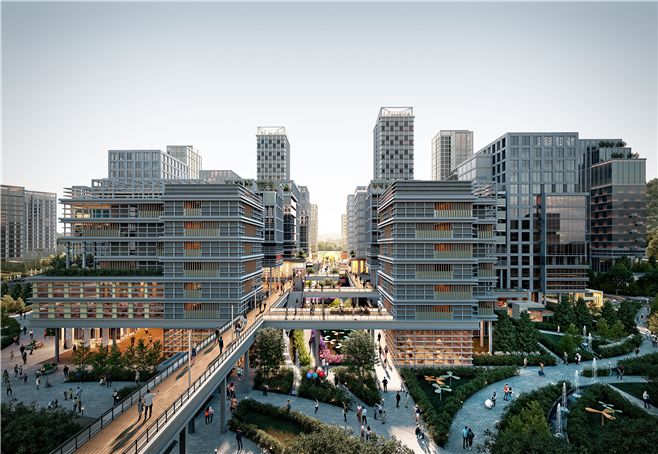 구룡마을 개발 후 모습을 담은 조감도. [서울시 제공]