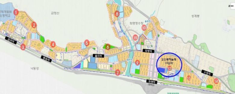 노후계획도시 선도지구로 선정된 화명·금곡지구[국토부 제공]