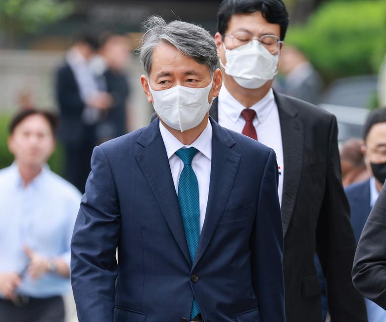 조지호 경찰청장이 지난 9월 서울 종로구 헌법재판소 대심판정에서 열린 탄핵심판 사건 첫 변론기일에 출석하고 있다. [연합]