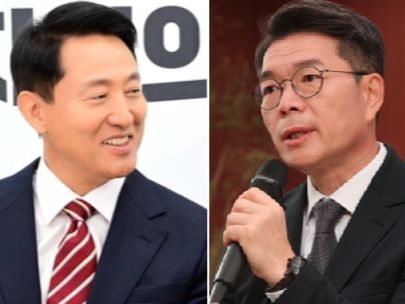오세훈(왼쪽) 서울시장과 정원오 서울 성동구청장. [헤럴드경제, 연합]
