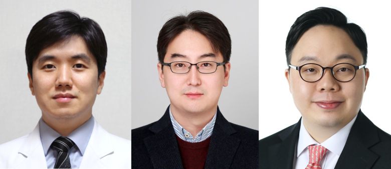 (왼쪽부터) 한림대동탄성심병원 신경과 김재호 교수, 한국과학기술연구원(KIST) 바이오닉스연구센터 김형민 박사, 연세대학교 약학과 김영수 교수