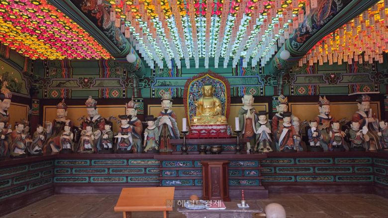 해남 미황사 명부전 목조 지장보살삼존상 및 시왕상 일괄