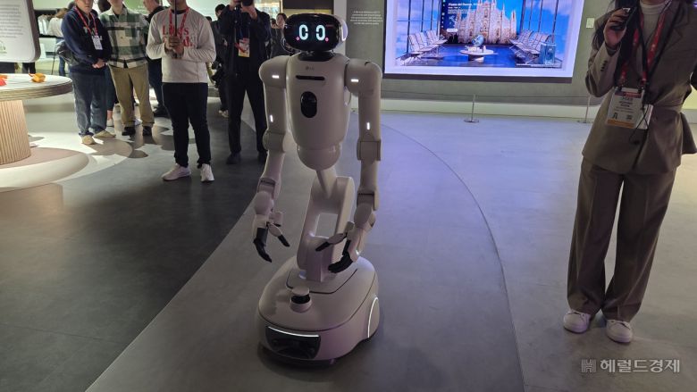 CES 2026에서 공개된 LG전자 클로이드 모습. 박지영 기자.