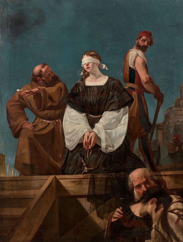 폴 들라로슈, 베아트리체 첸치의 죽음, 1860