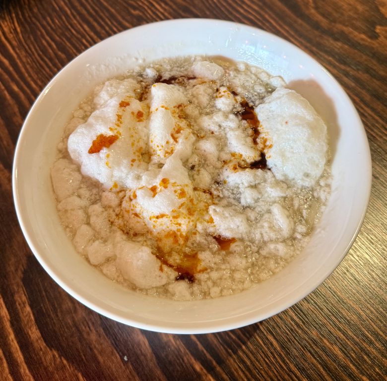 안치영 셰프 남극반점의 ㄱ시그니처 눈꽃탕면. 본인 제공