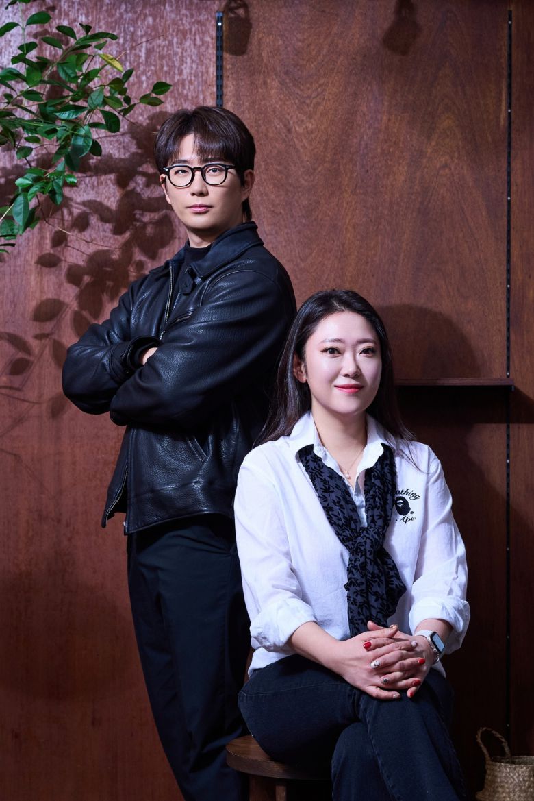 뮤지컬 ‘비틀쥬스’의 코미디 각색 작가로 참여한 코미디언 이창호와 심설인 협력 연출. [CJ ENM 제공]