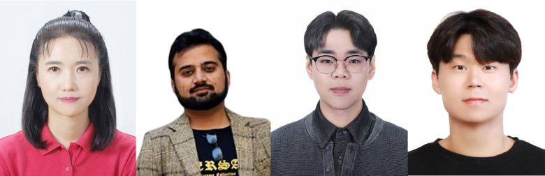 장지현(왼쪽부터) 교수, 라나 이르판 박사, 김성도 박사, 이진영 연구원.[UNIST 제공]