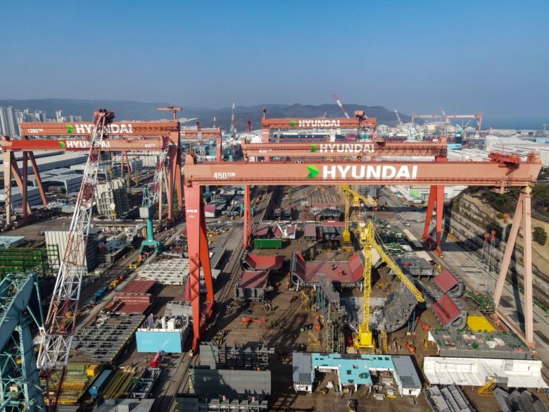 HD현대중공업 울산 조선소 전경. [HD현대 제공]