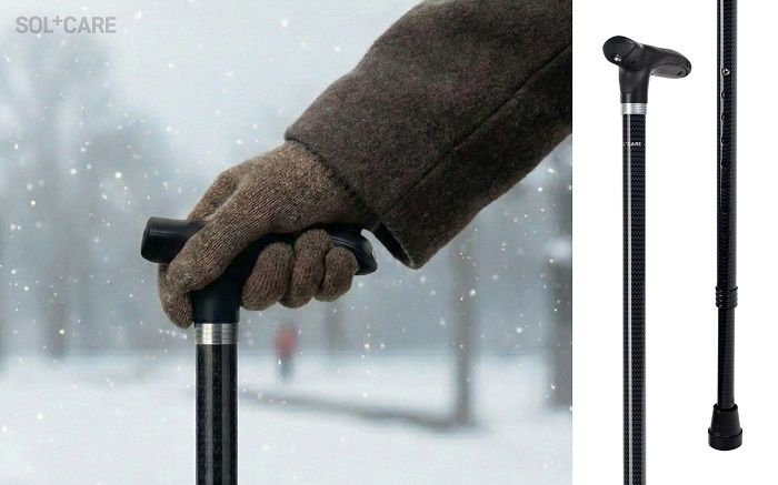 사진2-손잡이의 손난로 온열기능으로 어르신들의 수냉증 완화 및 혈액순환에 도움 주는 손난로 지팡이(SG-0740)