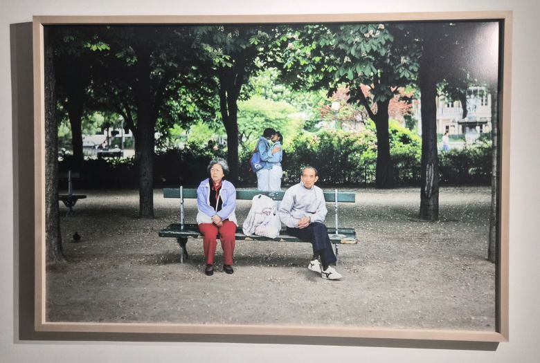 박용만 작가가 프랑스 파리의 공원에서 찍은 사진. [김현경 기자]