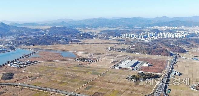 순천시와 광양시 일대 미래첨단산단 부지. [헤럴드DB]