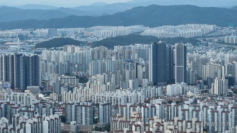 2026년 새해 1월 3일 대구도심 아파트 단지 전경. [헤럴드DB]