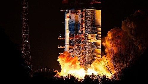 지난해 12월 창정(長征) 3B호 운반로켓 발사. (사진은 기사와 직접적 관련 없음). [신화]