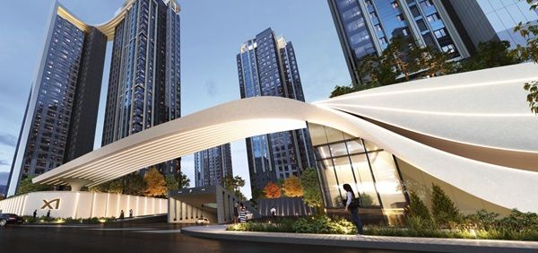 [사진: 송파한양2차 ‘송파 센트럴 자이’ 게이트 / GS건설 제공]