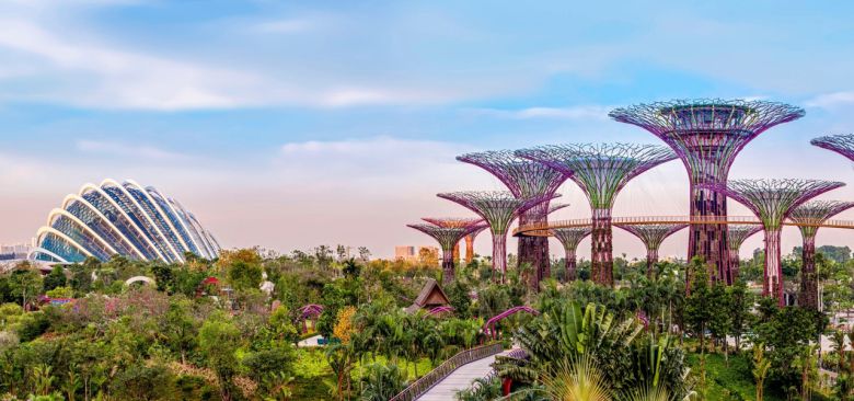 그랜트 어소시에이츠의 대표작 ‘가든스 바이 더 베이’. 그랜트 어소시에이츠는 성수4 재개발 사업에서 외부공간전략을 수립한다. [대우건설 제공]