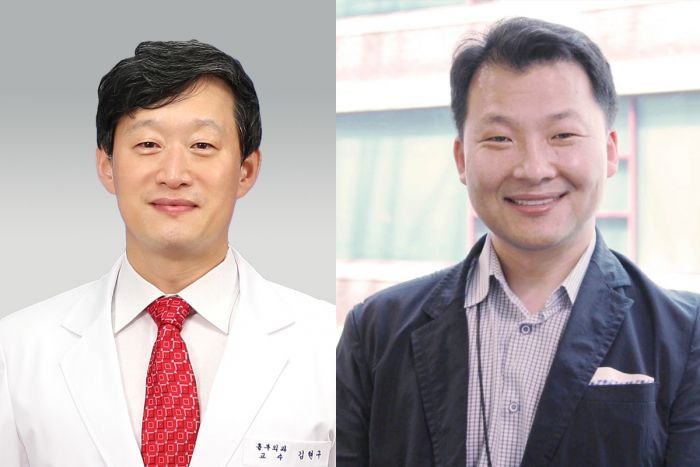 (좌측부터) 고려대 구로병원 심장혈관흉부외과 김현구 교수, 하바드 의대 최학수 교수. 고려대 구로병원 제공
