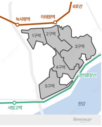 한남뉴타운 위치도. 그래픽=박혜수 기자