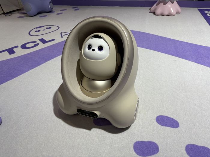 TCL의 가정용 집사 로봇 에이미. 사진=정단비 기자 2234jung@