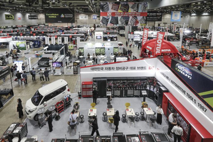 오토살롱테크코리아 2025 행사장 전경. 사진=한국자동차기자협회 제공