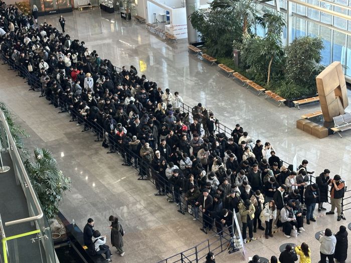 AGF2025 행사 첫날 아침, 인파가 몰렸다. 사진=강준혁 기자