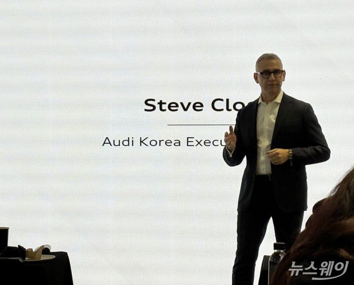 15일 오전 스티브 글로티 아우디코리아 사장이 '2026년 신년 미디어 라운드테이블' 행사에 참석해 브랜드 전략 및 방향성을 공유했다. 사진=황예인 기자