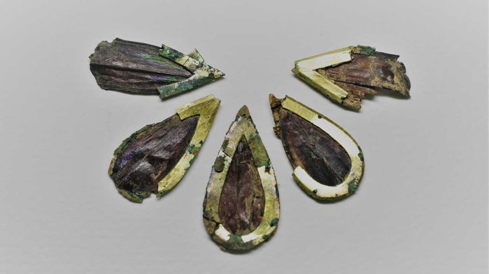 비단벌레 금동장식