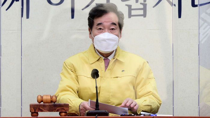 오늘(6일) 오전 열린 최고위원회의에서 발언하는 이낙연 민주당 대표 (사진=연합뉴스)