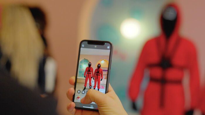 프랑스 파리 '오징어 게임' 팝업스토어 (사진=넷플릭스 프랑스 제공, 연합뉴스)