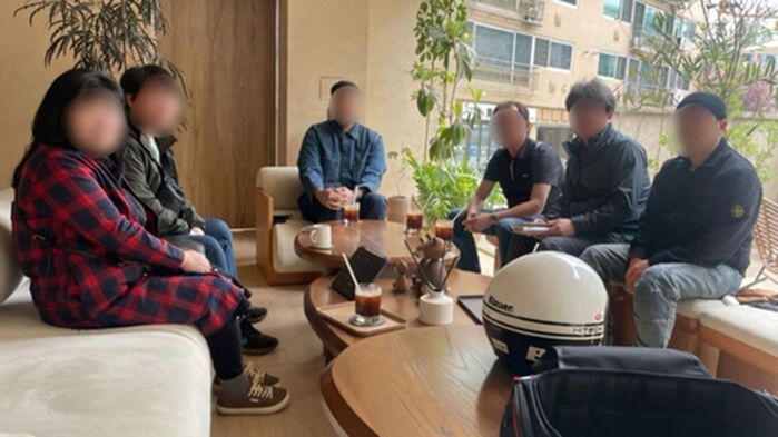 전국 5대 치킨 브랜드 점주 대표들 (사진=연합뉴스)