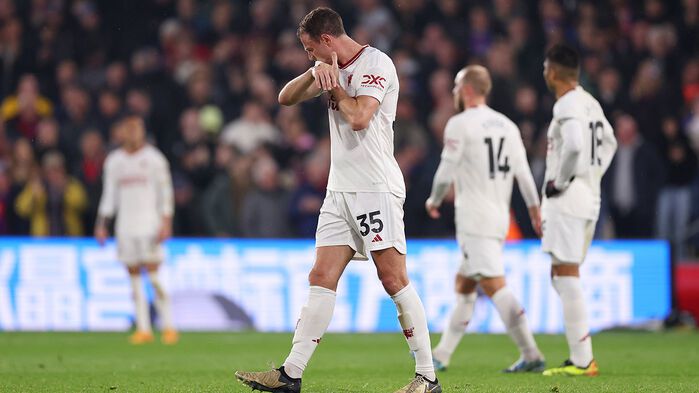 망연자실한 맨유 선수들