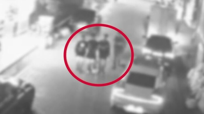 음주운전 피의자 검거되는 모습.？