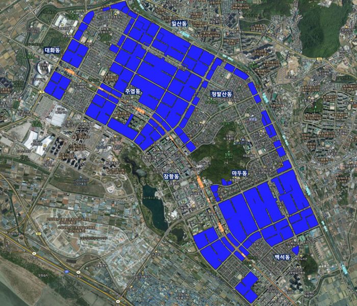 고양 일산동구 일원 토기거래허가구역