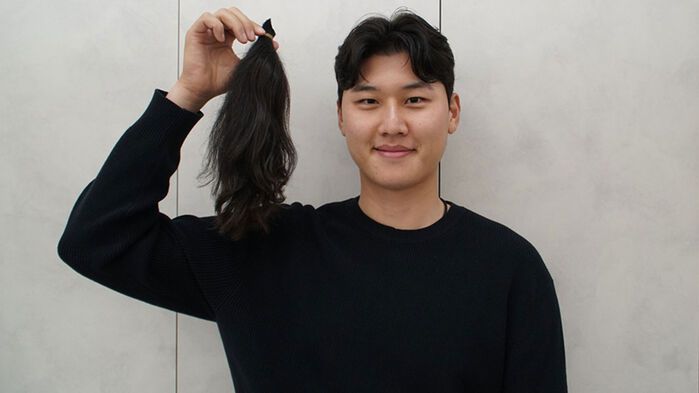 3년 기른 머리카락을 기부한 이유석