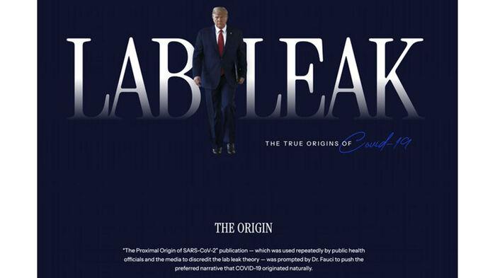 코로나19 바이러스 실험실 유출설을 소개한 백악관 홈페이지 (사진=인터넷 캡처, 연합뉴스)