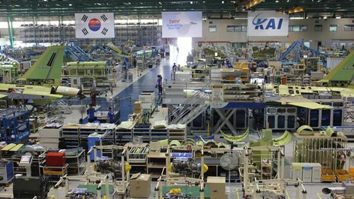 경남 사천의 KAI 조립동 전경