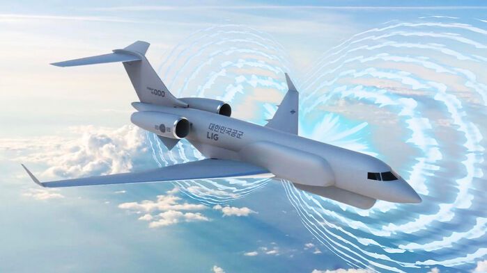 LIG넥스원이 내놓은 전자전 항공기 형상