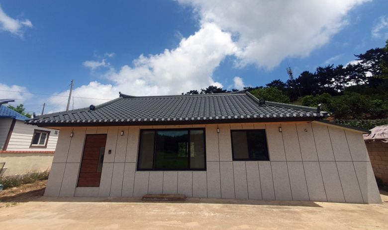 ▲ 이원면 포지리의 리모델링을 완료한 주택 모습