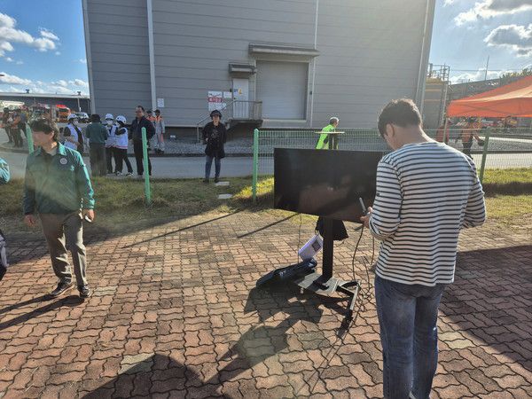 드론 활용 훈련 모습