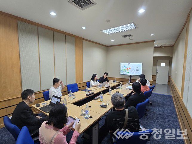 국립한밭대학교 ‘2025년 초기창업패키지 글로벌 스타트업 밋업데이’ 프로그램으로 태국 국가과학기술개발원(NSTDA) 산하 태국사이언스파크에서 진행된 기업 설명회 모습