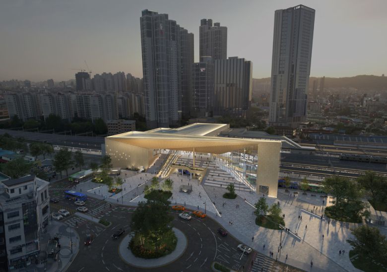 천안역 증개축 사업 조감도.