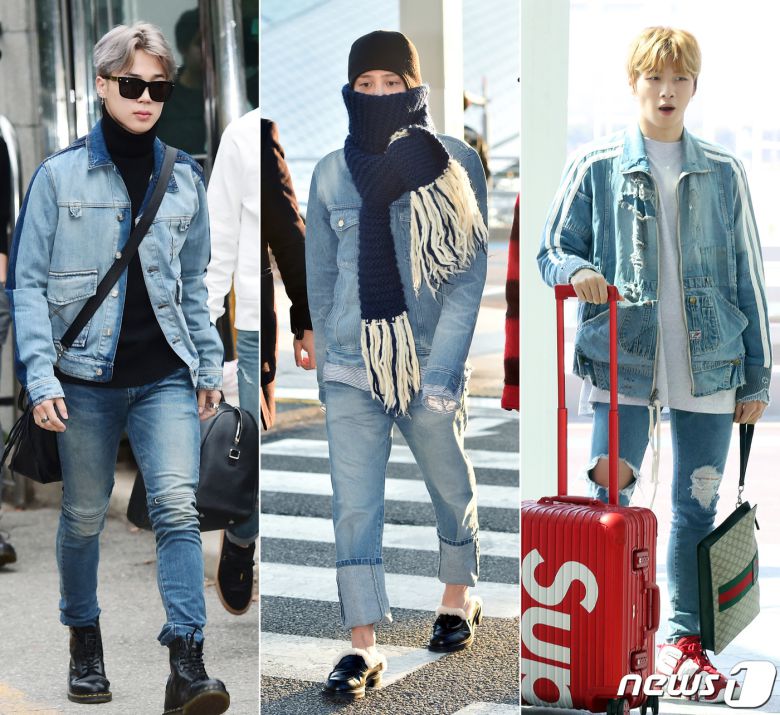 방탄소년단 지민(왼쪽부터), 빅뱅 지드래곤, 강다니엘. © 뉴스1