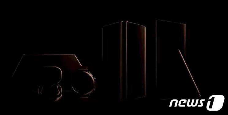 오는 8월5일 언팩을 앞둔 삼성전자가 이번에 공개할 신제품 5종의 실루엣을 공개했다. (삼성전자 뉴스룸 제공)© 뉴스1