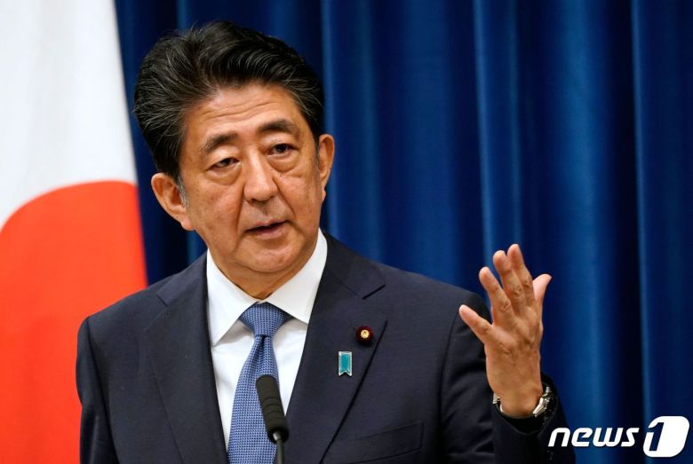 아베 신조 일본 총리 <자료사진> © AFP=뉴스1