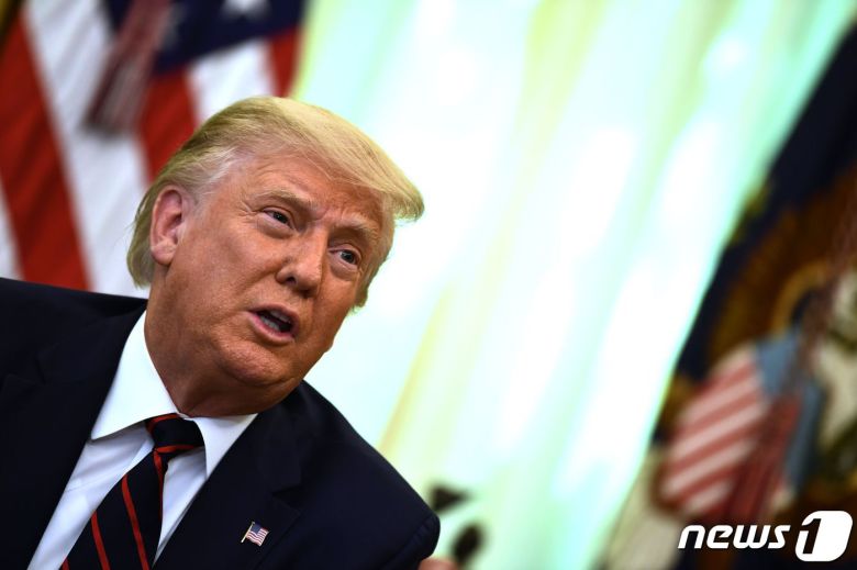 도널드 트럼프 미국 대통령. © AFP=뉴스1