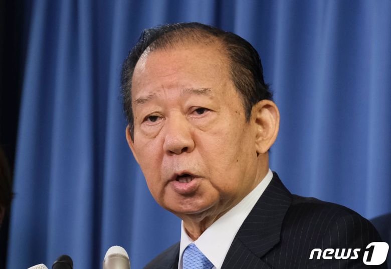니카이 도시히로 일본 자민당 간사장 <자료사진> © AFP=뉴스1