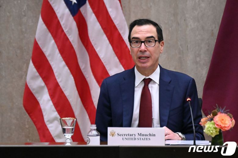 스티븐 므누신 미국 재무장관 © AFP=뉴스1