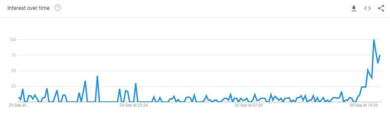 구글 트렌드 - 뉴질랜드헤럴드 갈무리