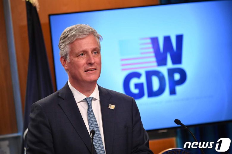 로버트 오브라이언 백악관 NSC 보좌관. © AFP=뉴스1 © News1 자료 사진